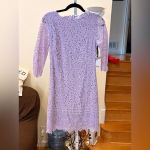 Kenzie size 2 new with tags beautiful purple lace dress